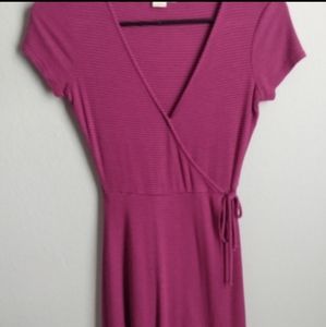 EUC Maeve by Anthropologie Wrap Midi-Dress